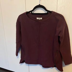 Madewell Side Zip Sweater